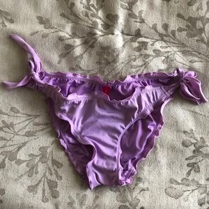 VICTORIA SECRET GLOWING ruffle lavender suit! ✨💜